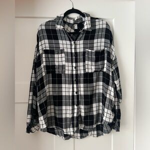 BP Plaid Boyfriend Shirt